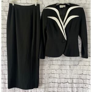 Daymor Couture by C. Mercedes Ferreira Evening Special Occasion Skirt Jacket 10